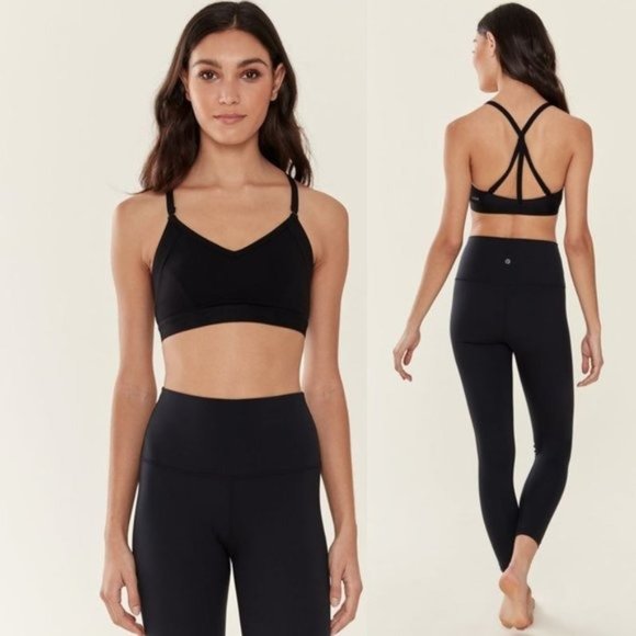 LNDR Other - NEW LNDR Galaxy Sports Bra Black Low Impact Removable Pads Athleisure Size XS